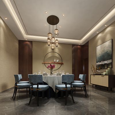 新中式餐厅包房