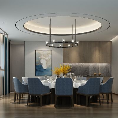 新中式餐厅包房