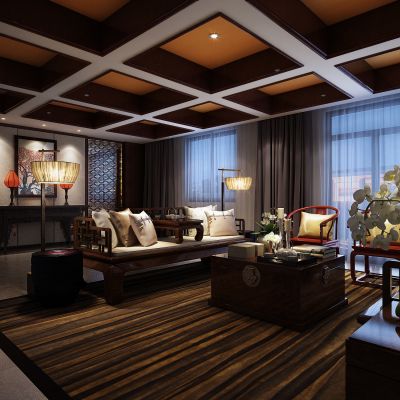 中式风格餐厅包房