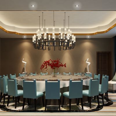 现代风格餐厅包房