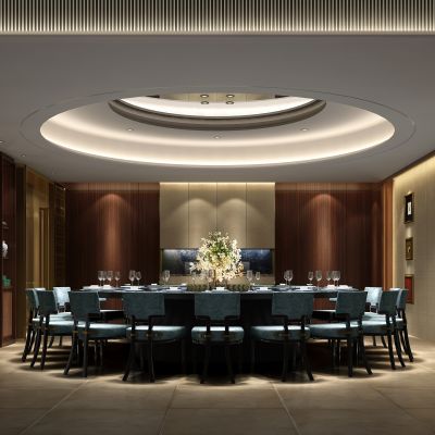 现代风格餐厅包房