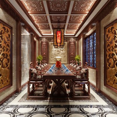 中式风格餐厅包房
