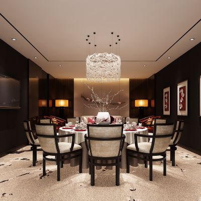 中式风格餐厅包房