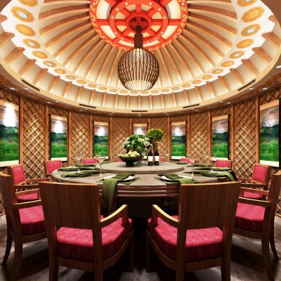 欧式风格餐厅包房