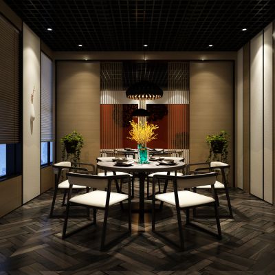 中式餐厅包房