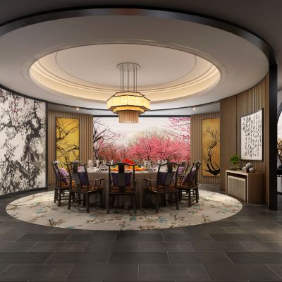 中式餐厅包房