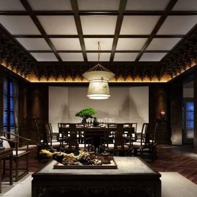 中式风格餐厅包房