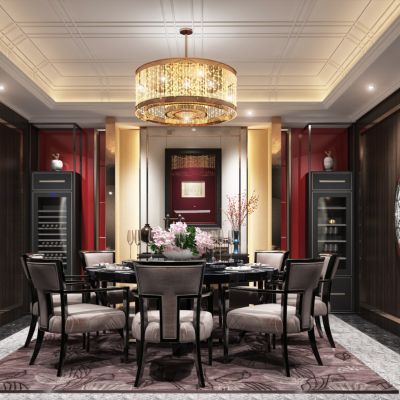 欧式风格餐厅包房