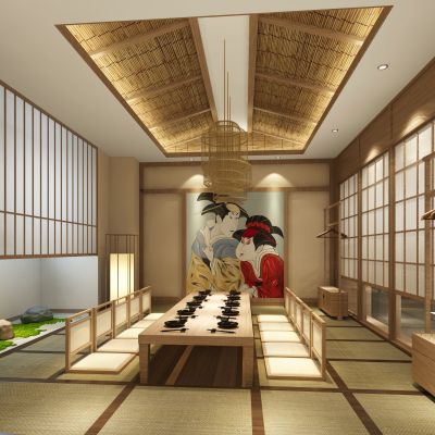 日式风格餐厅包房
