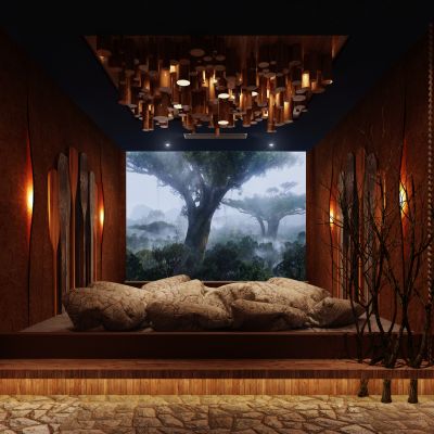 现代风格电影院