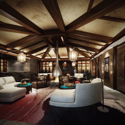 美式风格会客室