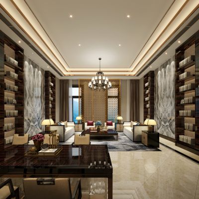 新中式风格会客室