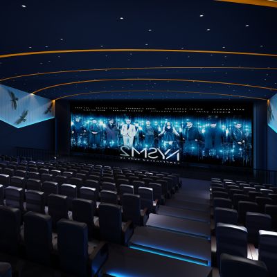 现代风格电影院