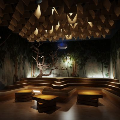 现代风格电影院