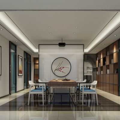 新中式风格会客室