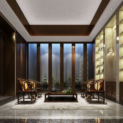 中式风格会客室