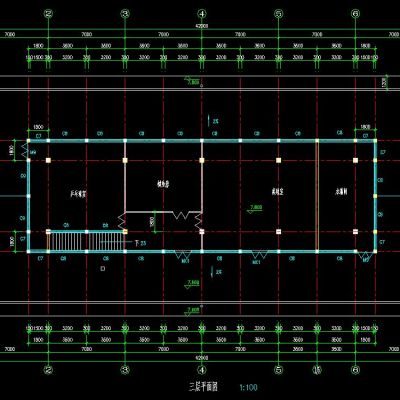 洗浴中心全套建筑施工图