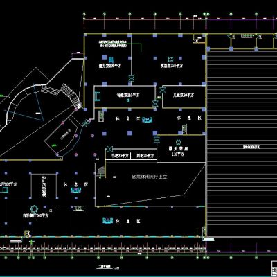 文体中心桑拿浴场平面图