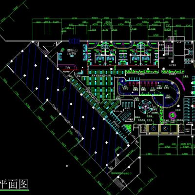 桑拿浴场平面图