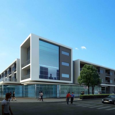 现代风格办公外立面