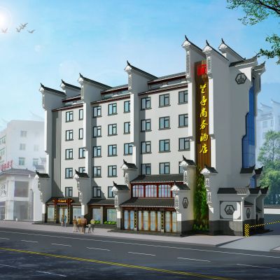 中式风格徽派建筑外观