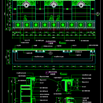 酒店各种前台施工图