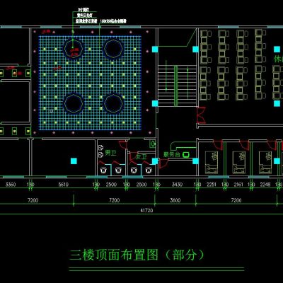 休闲中心平面布置图