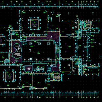 文化娱乐中心平面图