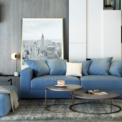 现代客厅沙发组合