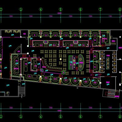淮南酒吧施工图