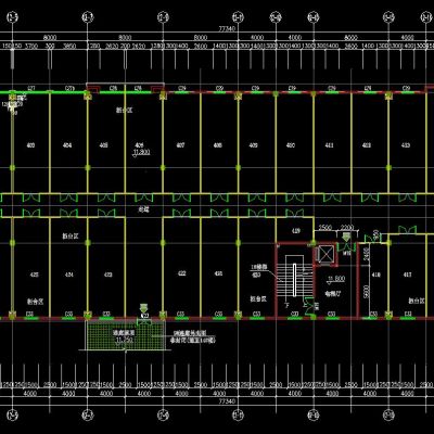 盐城中茵海华广场施工图