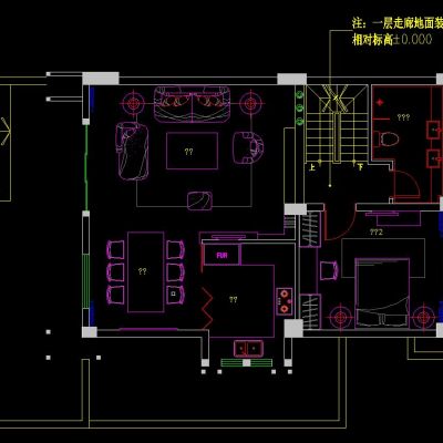 远大林语城A1户型施工图