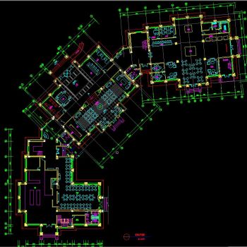 高级会所施工图