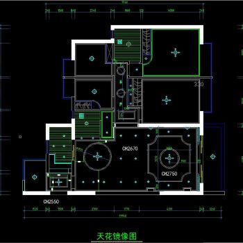 简约欧式风格施工图