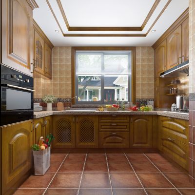 新中式厨房橱柜  厨房电器 厨房用品