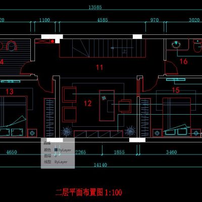 三层别墅施工图