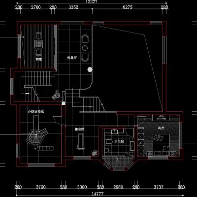 三层现代别墅施工图