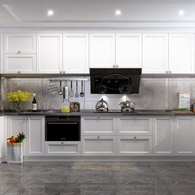 简欧厨房橱柜  厨房电器 厨房用品