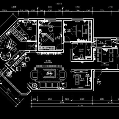 欧式家装施工图