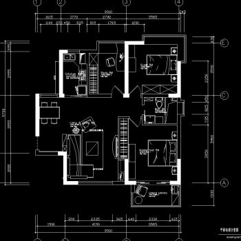 两室一厅施工图