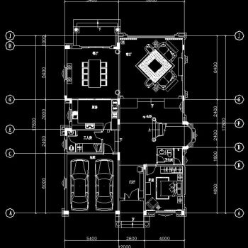 美式古典别墅设计施工图