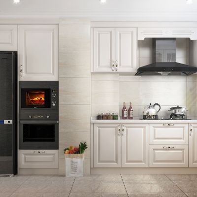 简欧厨房橱柜  厨房电器 厨房用品