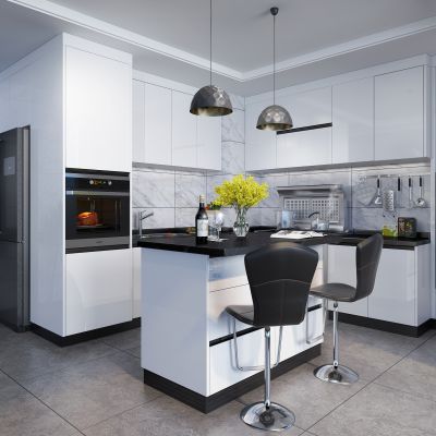 现代厨房橱柜  厨房电器 厨房用品