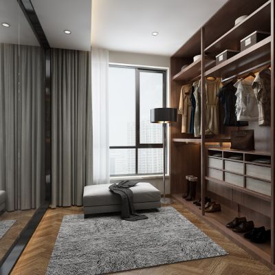 现代风格衣帽间