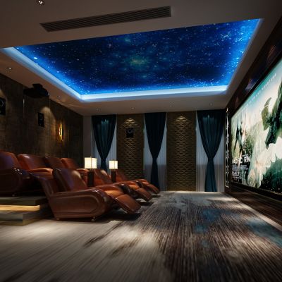 现代风格家庭影院