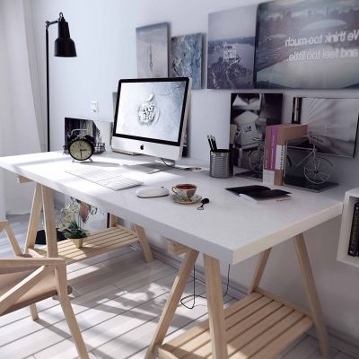 书房 书柜 书桌