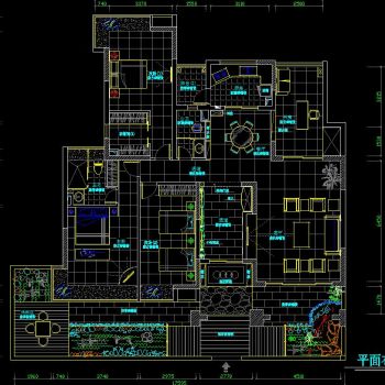 四居室设计施工图