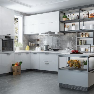 现代厨房橱柜 厨房电器 厨房用品
