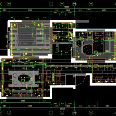 现代欧式风格施工图