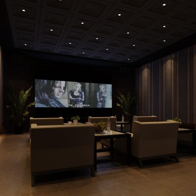 现代风格家庭影院